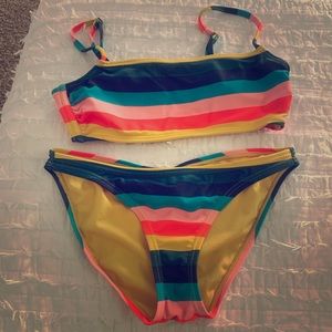 stripped target swimsuit